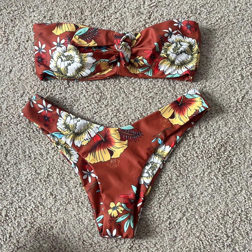 Zaful strapless bikini